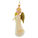 De Carlini Italian Ornaments Golden Angel On High - - SBKGifts.com