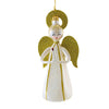 (63029) De Carlini Italian Ornaments Halo With Candle, 5.50 Inch, Christmas Angel Ornament An251canwf