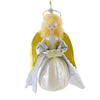 (63035) De Carlini Italian Ornaments Heavenly Melody In Silver, 5.50 Inch, Christmas Angel Ornament An191mswf