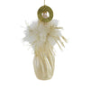 De Carlini Italian Ornaments Feather & Fluted Angel Ivory - - SBKGifts.com