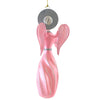 De Carlini Italian Ornaments Fluted Angel Pink - - SBKGifts.com