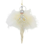 8.00 Inch Elegant Icicle Angel Christmas  Twist Ornament An228wf (63046)