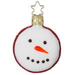 2.25 Inch Macaron Snowman Cookie Carrot Nose 10088S022 (63081)