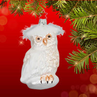 Inge Glas Snow Owl - - SBKGifts.com