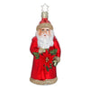 (63101) Inge Glas Festive Santa, 5.00 Inch, 10047S024