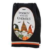 (63105) Primitives By Kathy Spookin With My Gnomies Dish Towel, 28.00 Inch, Halloween Kitchen 113124Onepiece