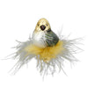 (63108) Inge Glas Greenfinch, 3.00 Inch, Clip-On Glitter Feathers 10055S024