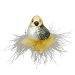 3.00 Inch Greenfinch Clip-On Glitter Feathers 10055S024 (63108)