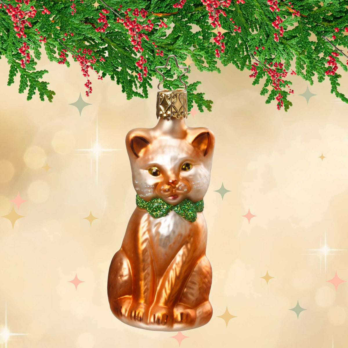 Inge Glas Purr-Fect Brown - - SBKGifts.com