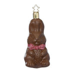 4.00 Inch Chocolate Bunny Pink Easter Germany 10175S024 (63120)