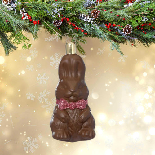 Inge Glas Chocolate Bunny Pink - - SBKGifts.com