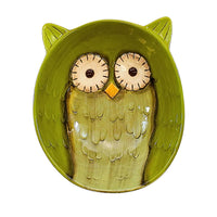 (63129) Tabletop Crimson Hollow Owl Bowls 2 Pc Set, 11.00 Inch, Candy Treat Decorative 470784Set/2