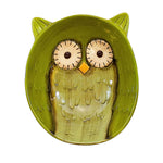 11.00 Inch Crimson Hollow Owl Bowls 2 Pc Set Candy Treat Decorative 470784Set/2 (63129)