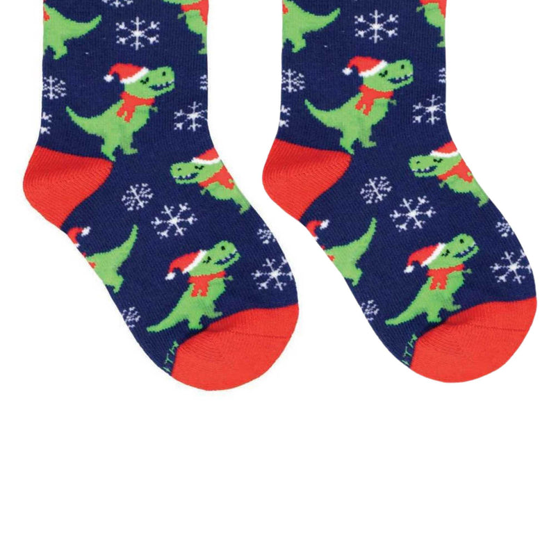 Socksmith Holiday T-Rex - - SBKGifts.com