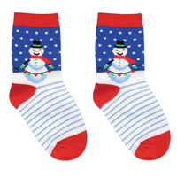 (63158) Socksmith Festive Snowman, 8.00 Inch, Lights Holidays Scarf Top Hat Kc71793