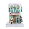 (63164) Cody Foster Petite Mint House, 7.00 Inch, Retro Village Mantle Light Up Hou384