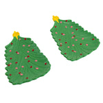 Tag Christmas Tree Tidbit Plate - - SBKGifts.com