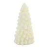 (63179) Tag Snowy Pine Tree  Led Candle, 8.00 Inch, Glittery Timer Warm Glow G18473