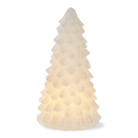 Tag Snowy Pine Tree  Led Candle - - SBKGifts.com