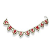 (63181) Tag Merry Christmas Applique Banner, 5.00 Inch, Felt Handmade Garland G18911