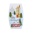 (63204) Stony Creek Home For The Holidays Med Pre-Lit Vase, 8.00 Inch, Snow Trees Cardinals Hrc4275