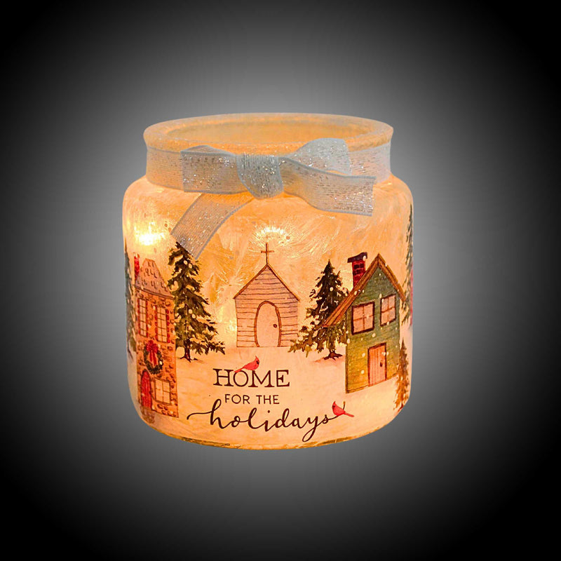 Stony Creek Home For The Holidays Pre-Lit Jar - - SBKGifts.com