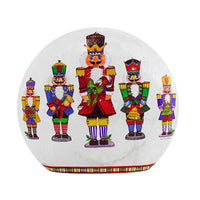 (63206) Stony Creek Nutcrackers Pre-Lit Large Orb, 9.00 Inch, German Folklore Soldiers Nck4242