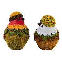 Transpac Acorn Harvest Birds - - SBKGifts.com