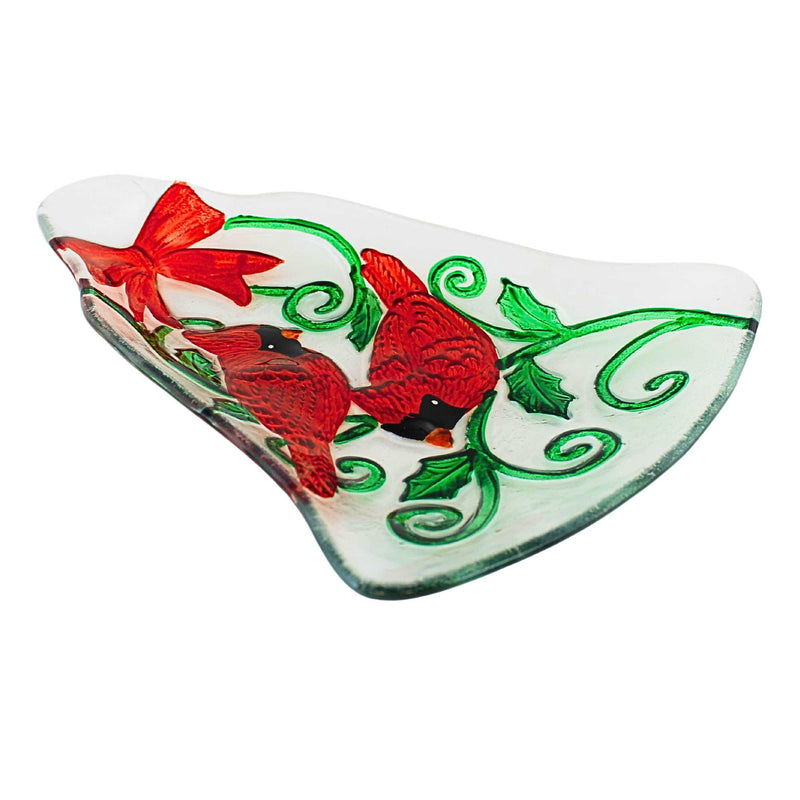 Transpac Cardinal Bell Platter - - SBKGifts.com