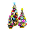 (63234) Cody Foster Decorated Bottle Brush Trees Set Of 3, 9.00 Inch, Vintage Retro Decorate Village Decor Bb57