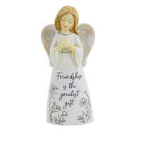 (63236) Roman Friend Angel Figurine, 4.00 Inch, Greatest Gift Birthday 12602