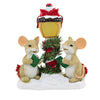 (63240) Charming Tails Lighted Mice Choir Figurine, 4.75 Inch, Dean Griff Christmas Ladybug 137970