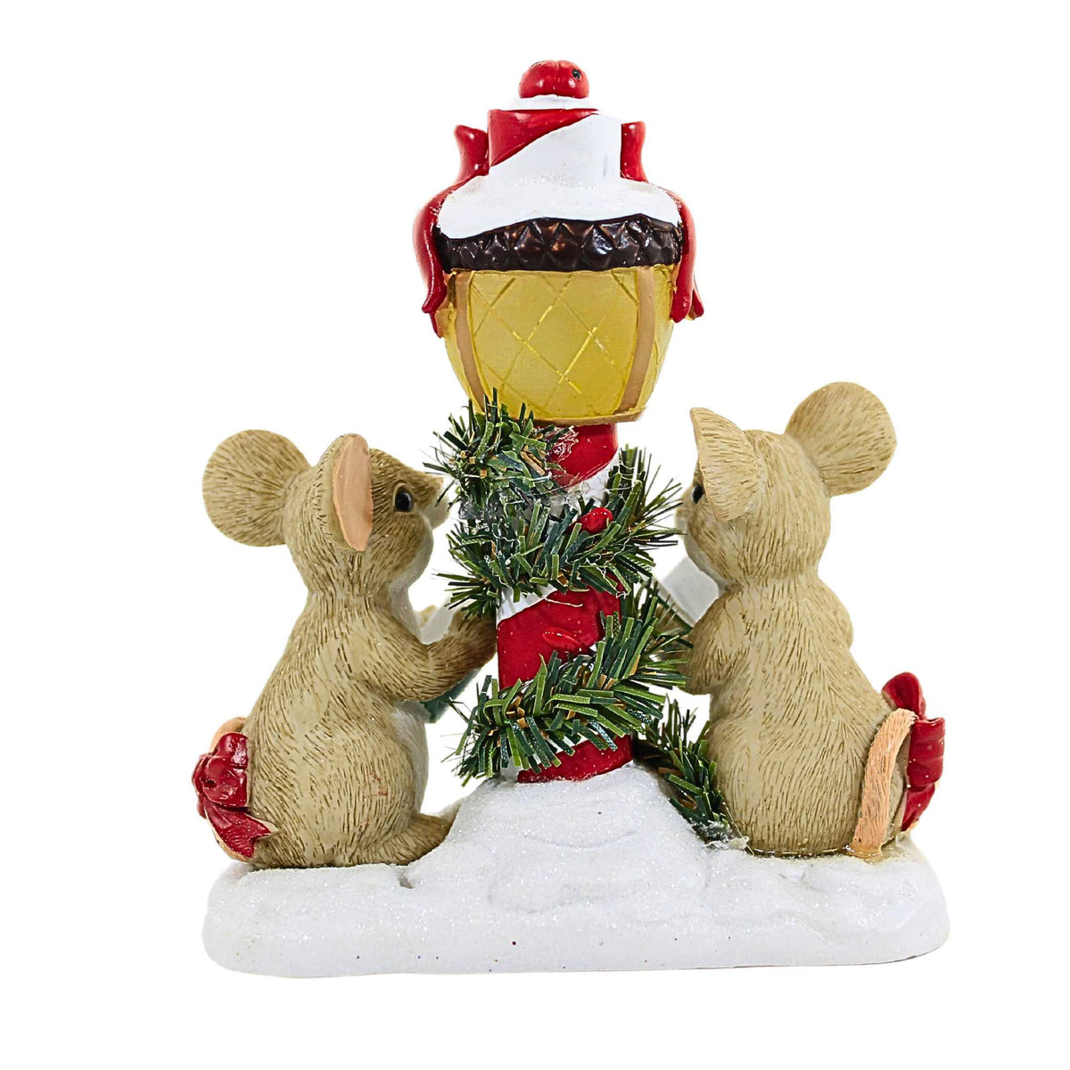 Charming Tails Lighted Mice Choir Figurine - - SBKGifts.com