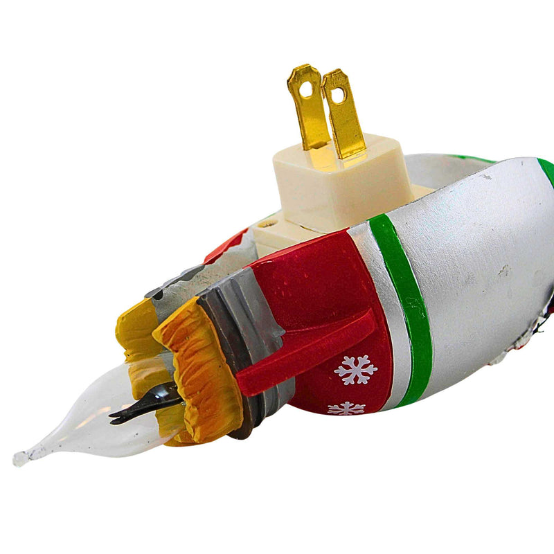 Roman Snowman Rocket Nightlight - - SBKGifts.com