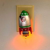 Roman Snowman Rocket Nightlight - - SBKGifts.com