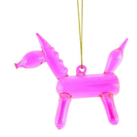 (63253) Cody Foster Pink Balloon Unicorn Ornament, 3.00 Inch, Horn Go6561