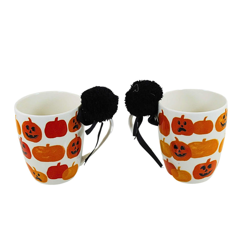 Tag Jack O' Lantern Pumpkin Mugs - - SBKGifts.com