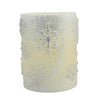 (63269) Tag Snowflake Pillar Candle, 4.00 Inch, Flameless Battery Operated G18496