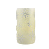 (63270) Tag Snowflake Led Pillar Candle, 6.00 Inch, Battery Operated Glitter G18497