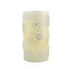 Tag Snowflake Led Pillar Candle - - SBKGifts.com