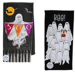 26.00 Inch Ghost And Paws Kitchen Towel Set H6805/H6803 (63279)