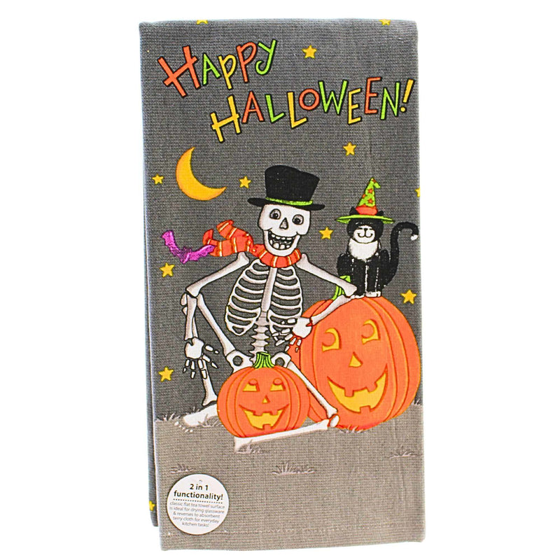 Kay Dee Designs Happy Halloween Skeleton Kitchen Towel Set - - SBKGifts.com