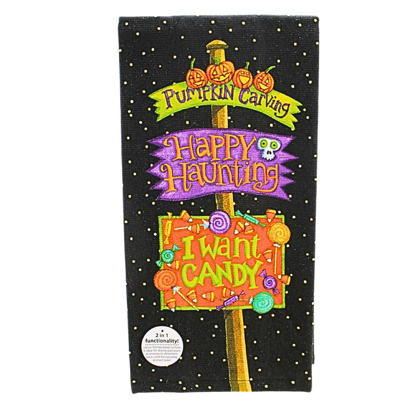 Kay Dee Designs Halloween Directional Signs Kitchen Towel Set - - SBKGifts.com