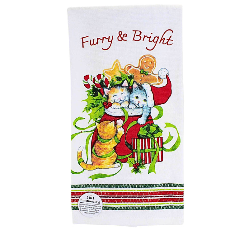 Kay Dee Designs Meowy Christmas Kitchen Towel Set - - SBKGifts.com