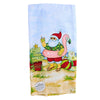 (63287) Kay Dee Designs Surfer Santa Kitchen Towel Set, 26.00 Inch, Beach Flamingo H6661