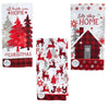 (63292) Kay Dee Designs Lets Stay Home For Christmas Kitchen Towel Set, 26.00 Inch, Trees Reindeer Home H6514/H6516/H6517