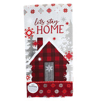 (63292) Kay Dee Designs Lets Stay Home For Christmas Kitchen Towel Set, 26.00 Inch, Trees Reindeer Home H6514/H6516/H6517