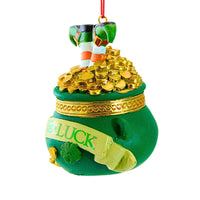 Kurt S. Adler Irish Pot Of Gold Ornament - - SBKGifts.com