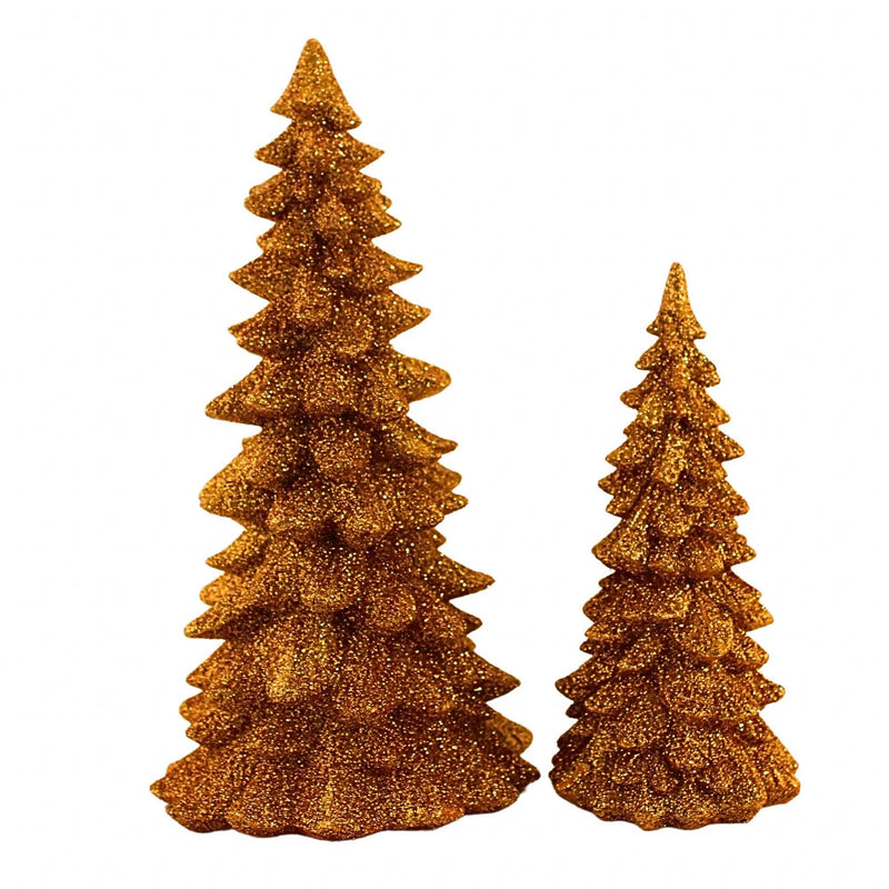 Roman Orange Glitter Tree Set - - SBKGifts.com