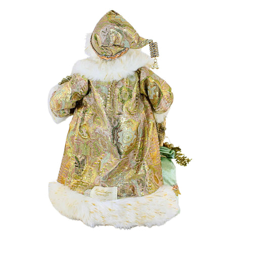 Karen Didion Sage Elegance Santa Lighted - - SBKGifts.com